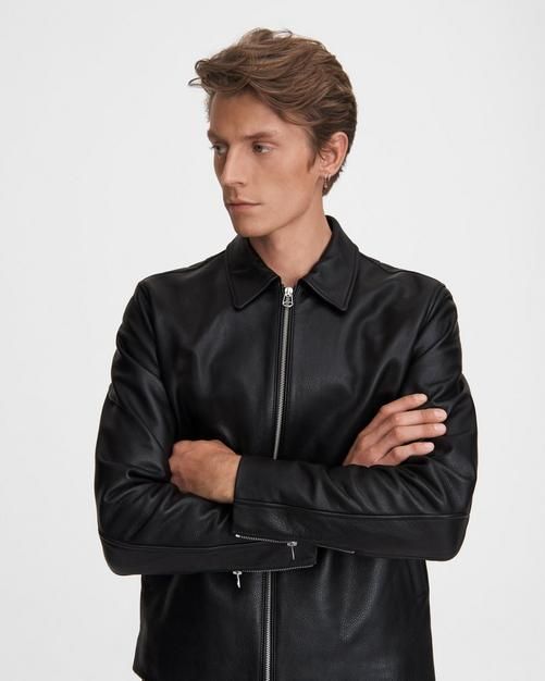 Shop the Sawyer Leather Jacket | rag + bone