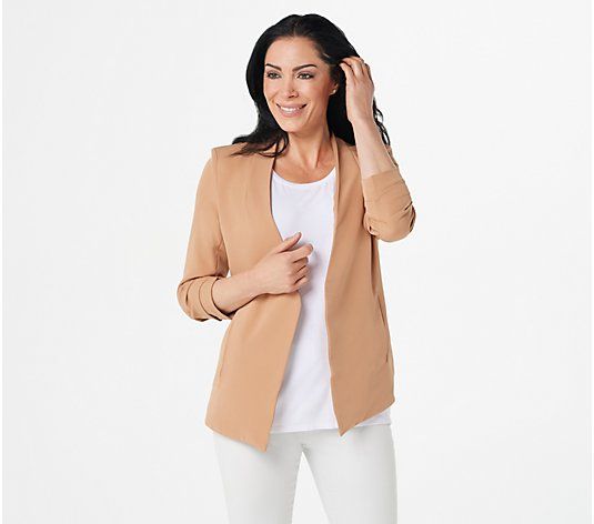 Bishop + Young Woven Blazer | QVC