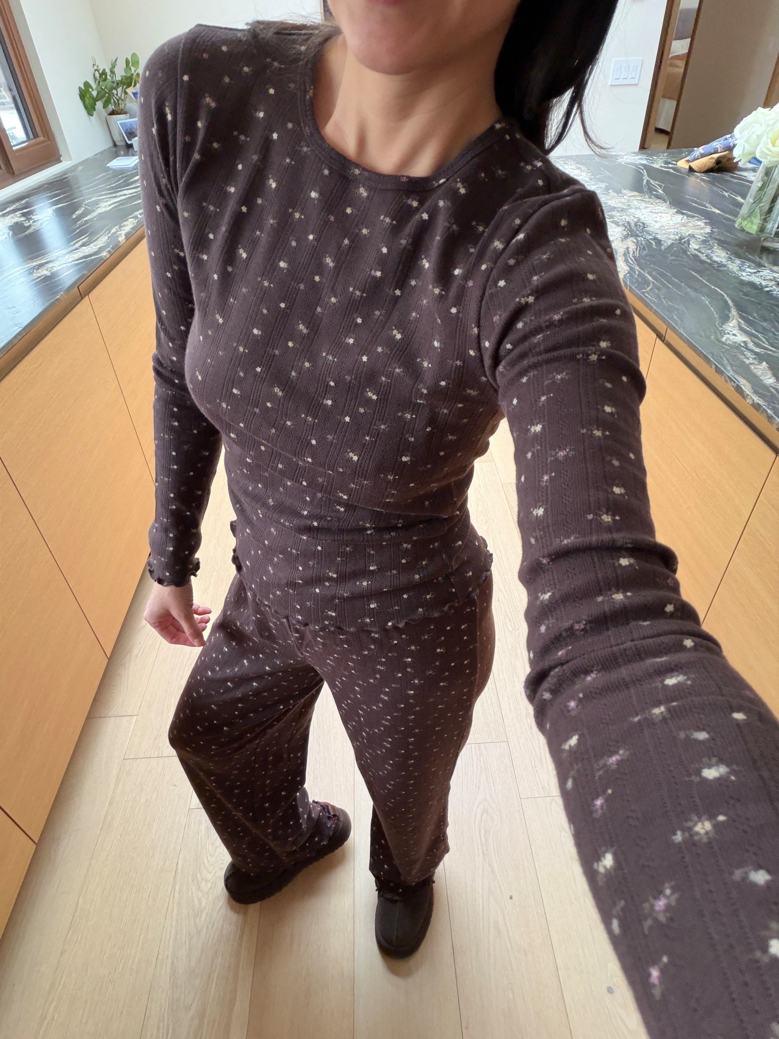 New pajama set from Gap! 
I love this cute floral print and pointelle.  

#LTKPetite #LTKSaleAlert