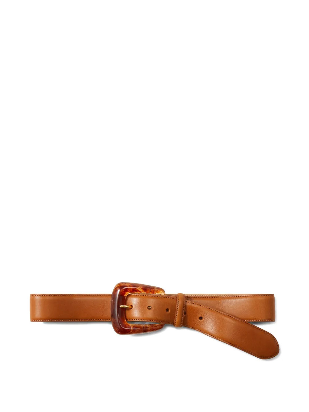 Veronica Beard arch resin belt - Brown | Farfetch Global