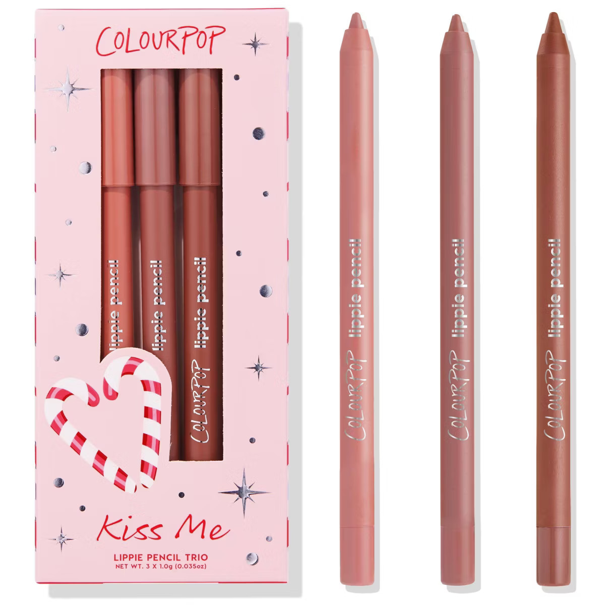 ColourPop Kiss Me Lippie Pencil Lip Makeup Trio Gift Set - 0.105oz/3pc | Target