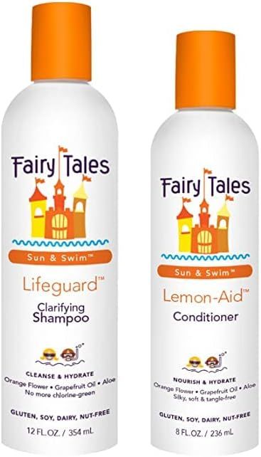 Fairy Tales Swim Shampoo 12oz and Conditioner 8oz for Kids | Made with Natural Ingredients in the... | Amazon (US)