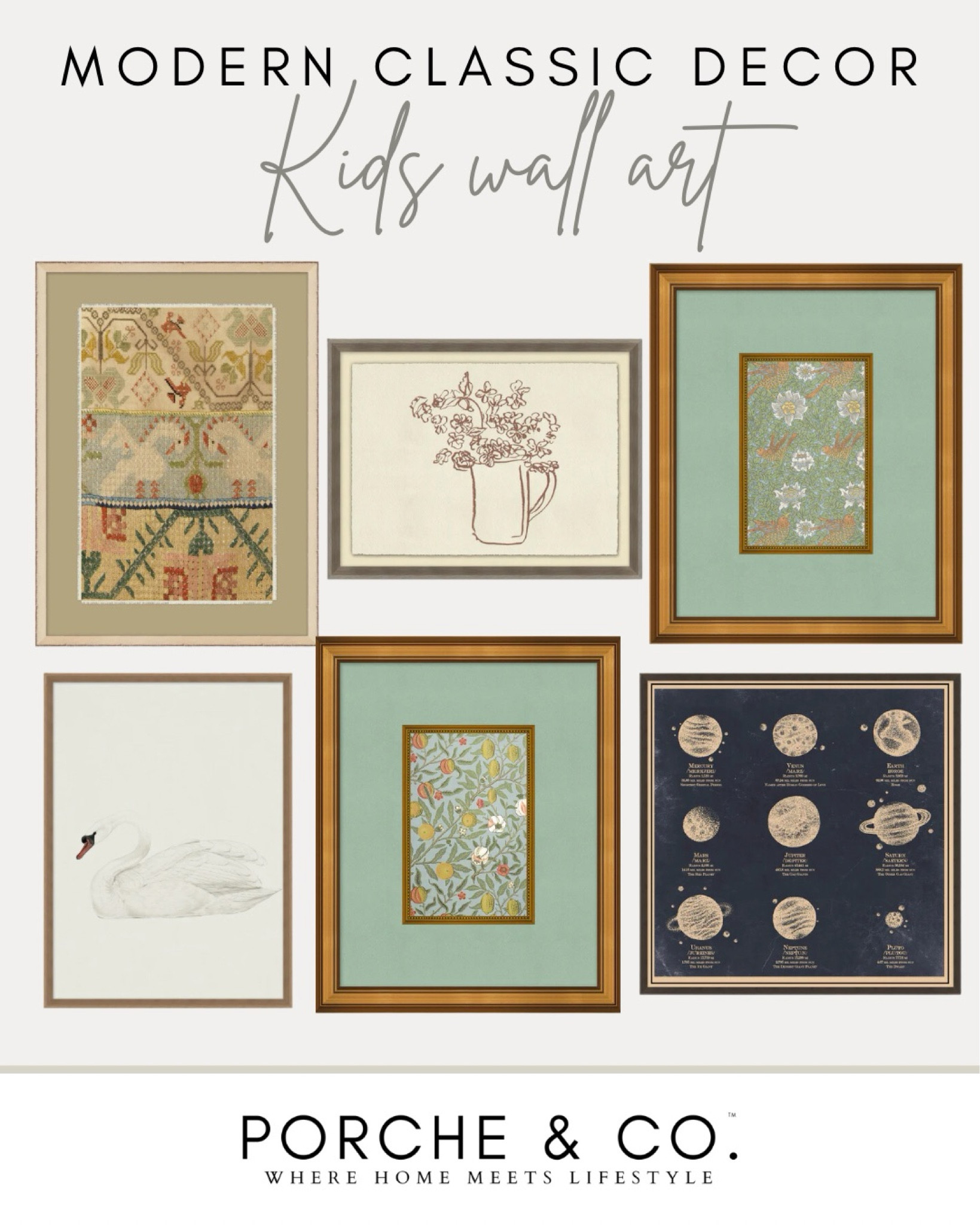 Modern Classic kids room wall art, wall art, kids room decor, kids room styling
#visionboard #moodboard #porcheandco

#LTKstyletip #LTKkids #LTKhome