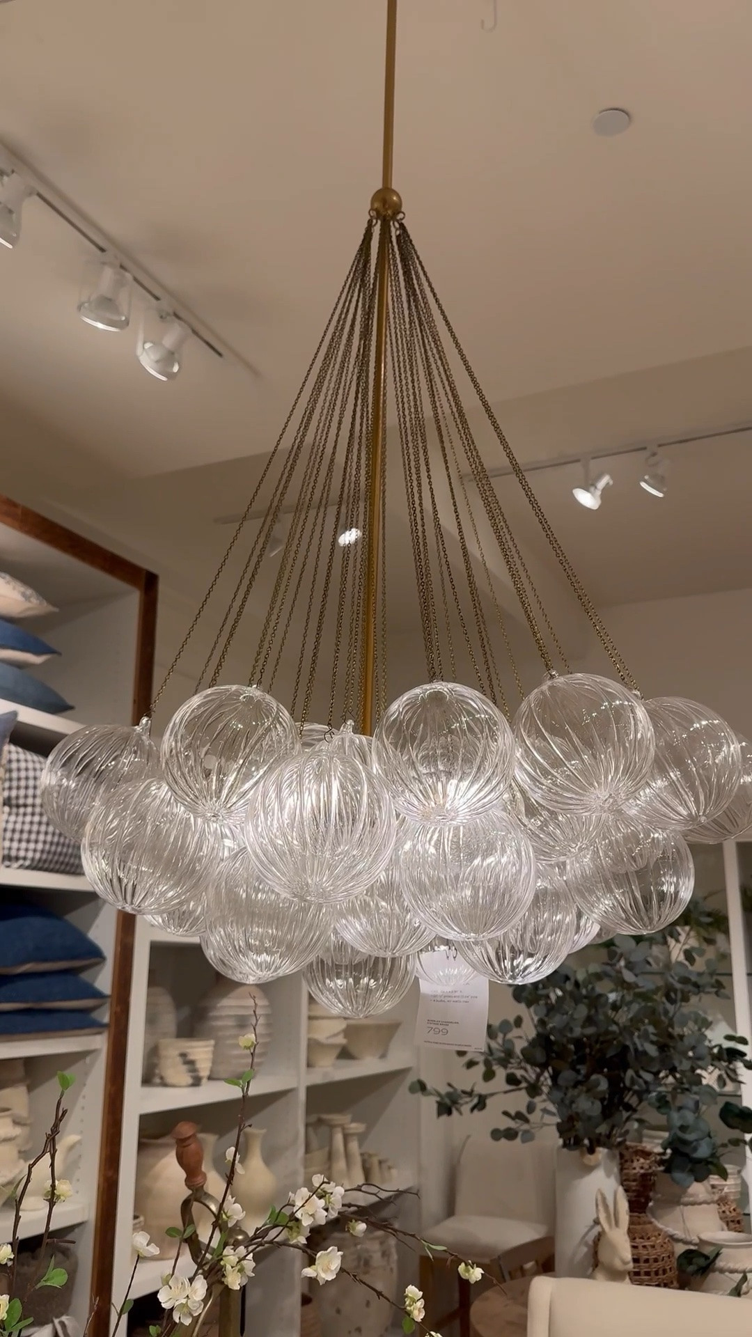 Such an eye catching chandelier 
Light fixture, home decor