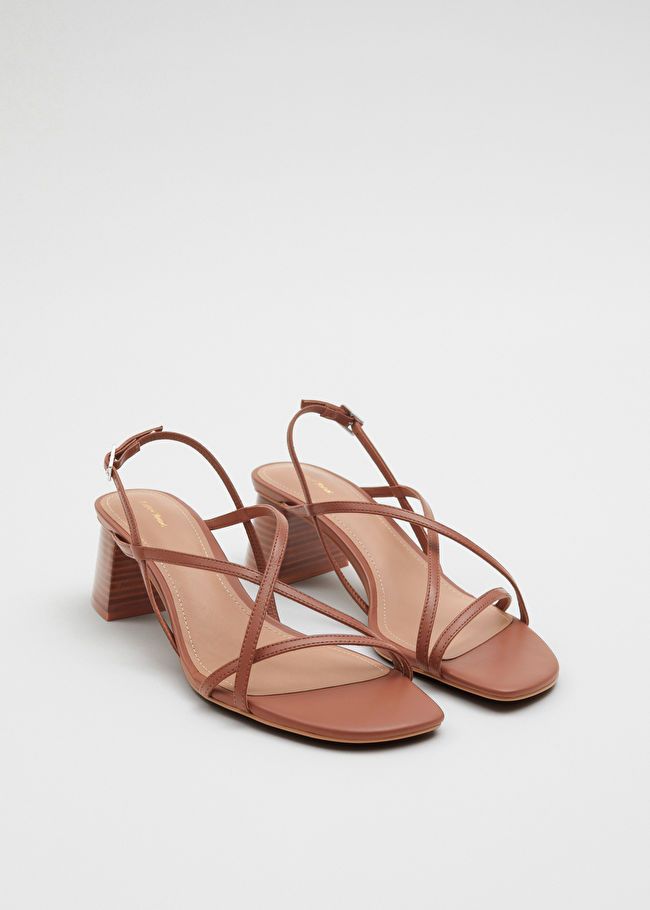 Strappy Leather Sandals - Brown - & Other Stories GB | & Other Stories (EU + UK)