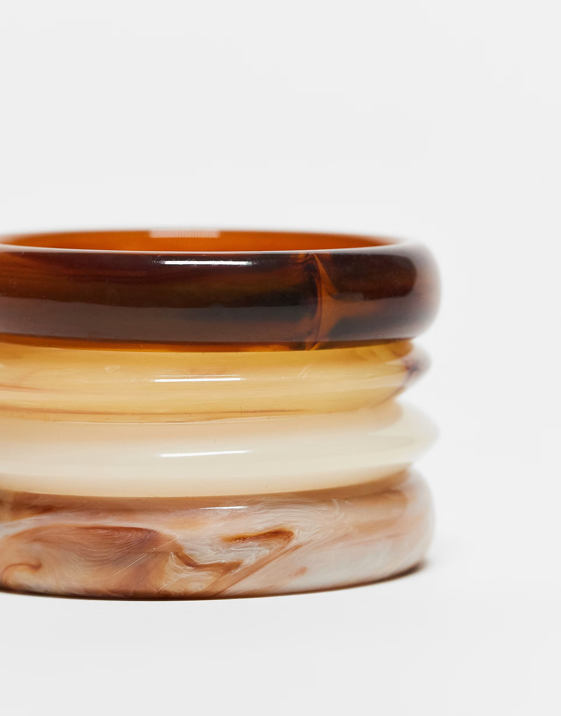 ASOS DESIGN pack of 4 resin bangles in multi | ASOS (Global)