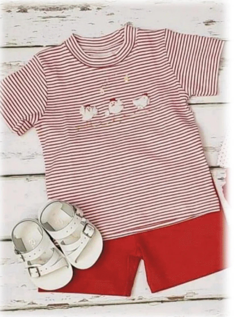 Squiggles Three Little Chicks Short Set | Persnickety