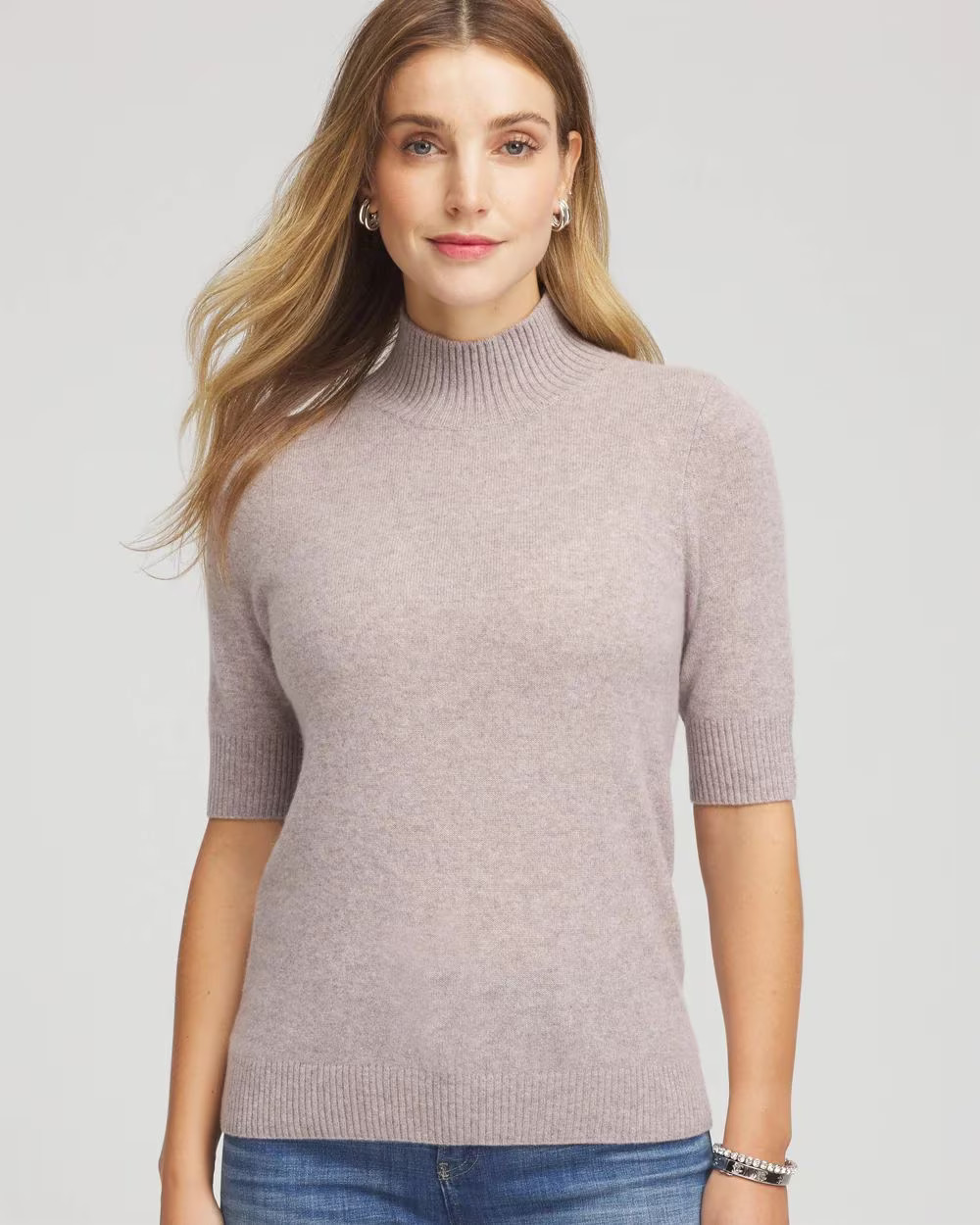 Cashmere Elbow-Sleeve Sweater | Chico's