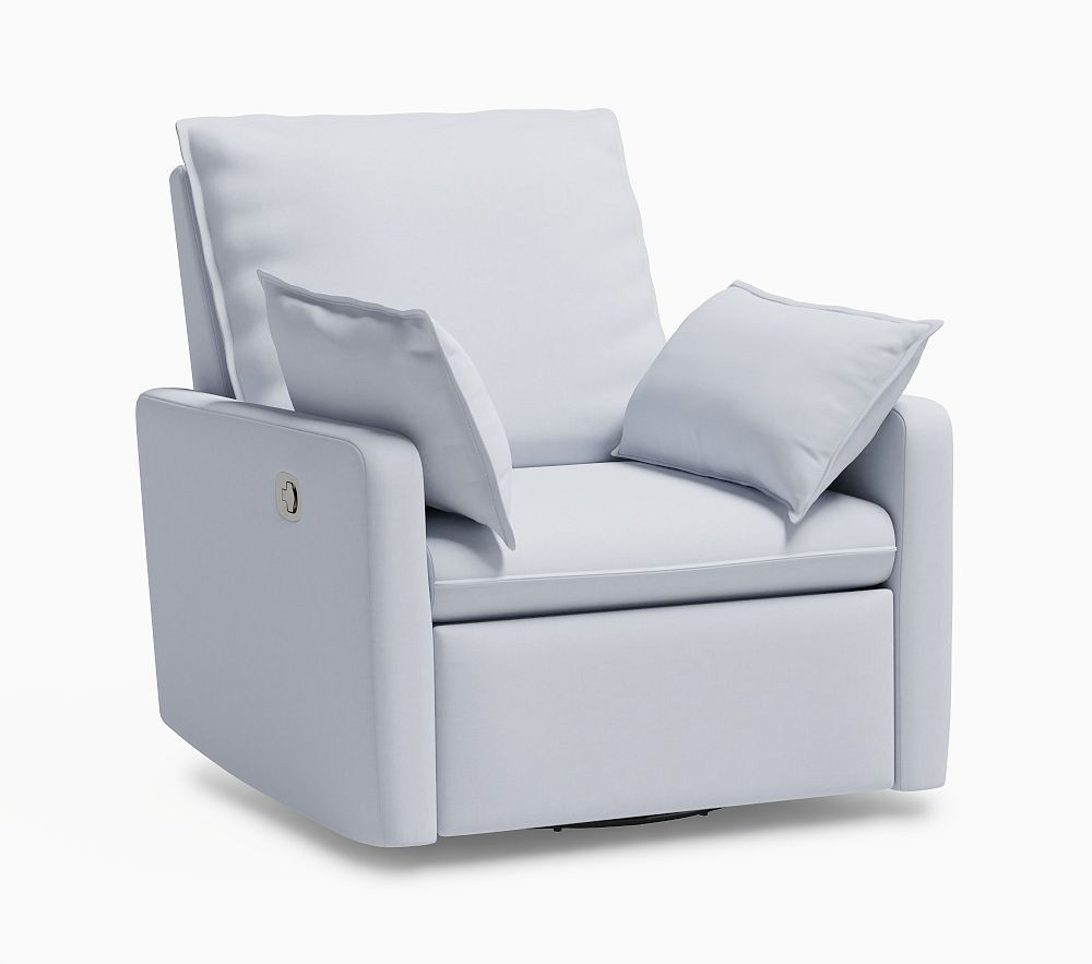 Paxton Pillow Swivel Glider Recliner | Pottery Barn Kids