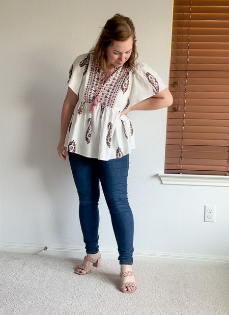 Looking for the perfect light spring blouse? This Knox Rose blouse from Target is checking all the boxes!

#springstyle #targetstyle #targetfinds #bohostyle #springoutfits 

#LTKFind #LTKunder50 #LTKshoecrush