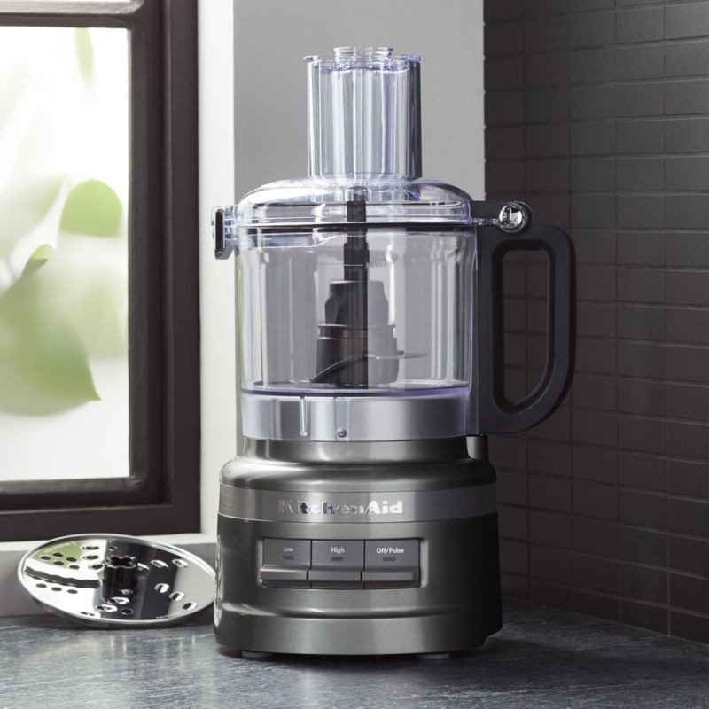 KitchenAid Contour Silver 7-Cup Food Processor + Reviews | Crate & Barrel | Crate & Barrel