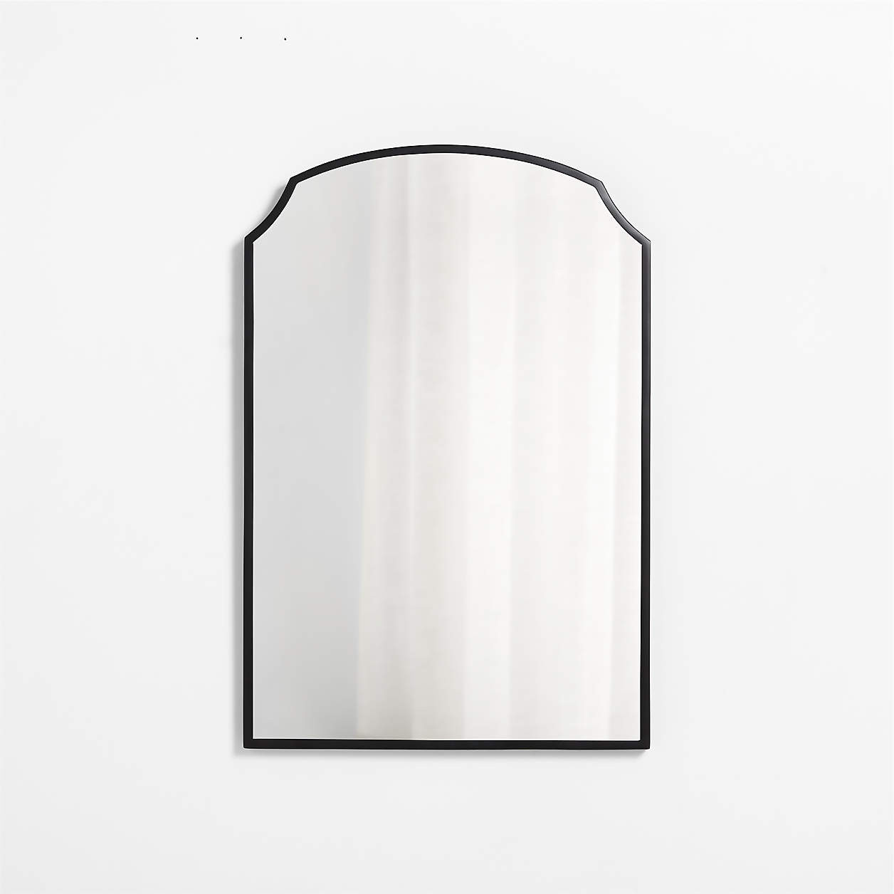 Emmy Black Wall Mirror 36"x40" + Reviews | Crate & Barrel | Crate & Barrel