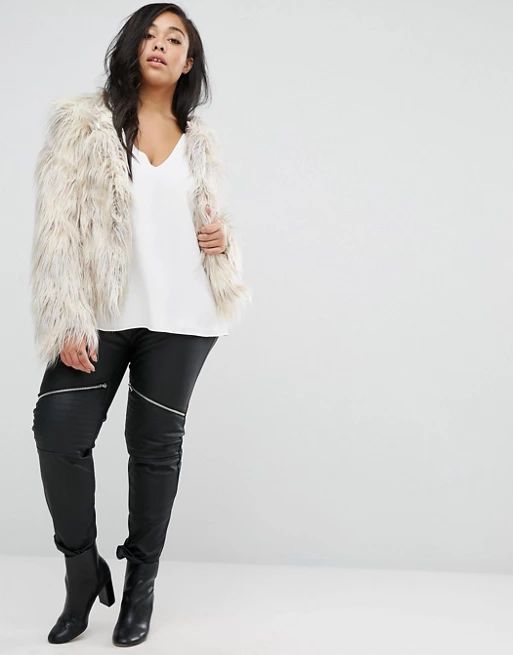 Alice & You Faux Fur Yeti Coat | ASOS US