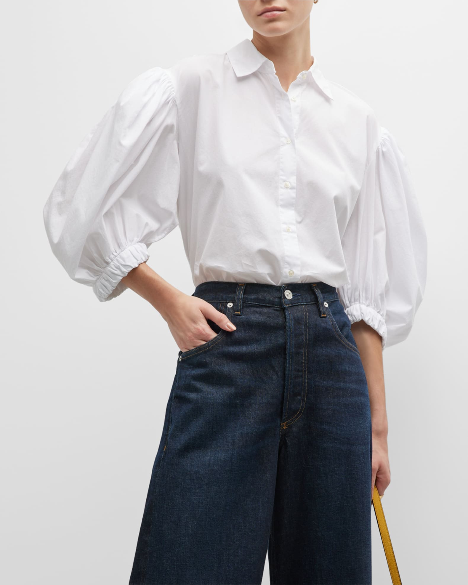 Anya Puff Sleeve Top | Neiman Marcus