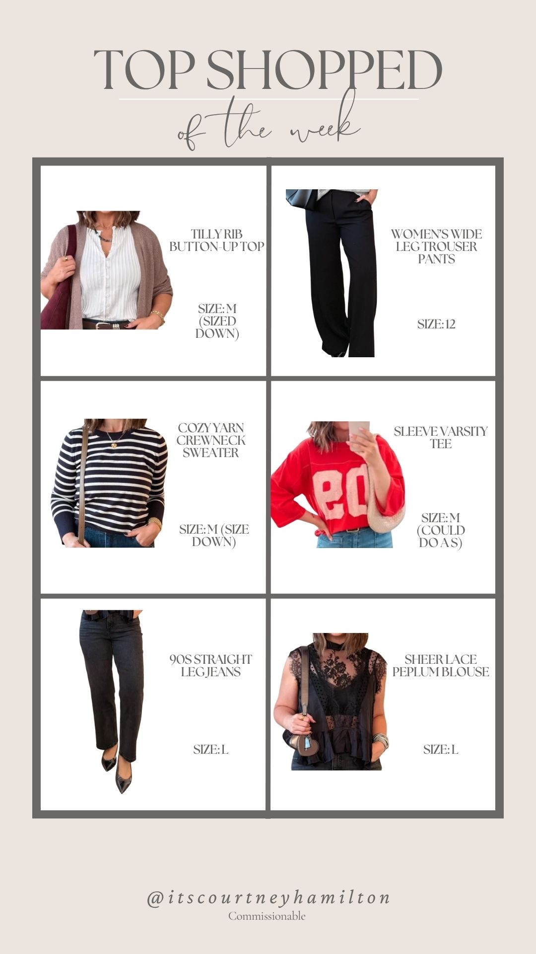 Top Shopped of the Week!!

top sellers, nordstrom, anthropologie, spanx, denim, fall fashion, finds under 100, midsize fashion, new arrivals, courtney hamilton 

 #LTKSeasonal #LTKFindsUnder100 #LTKStyleTip