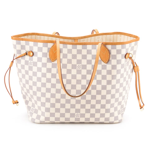 Louis Vuitton Damier Azur Neverfull MM (Authentic Pre Owned) | LuxeDH