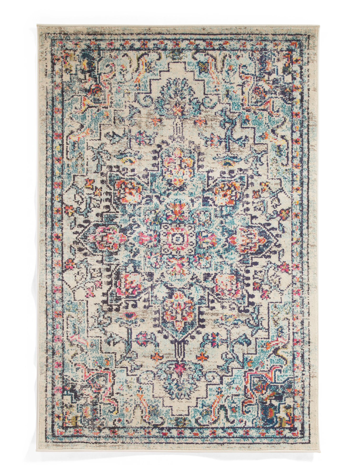 Made In Turkey Medallion Area Rug | TJ Maxx