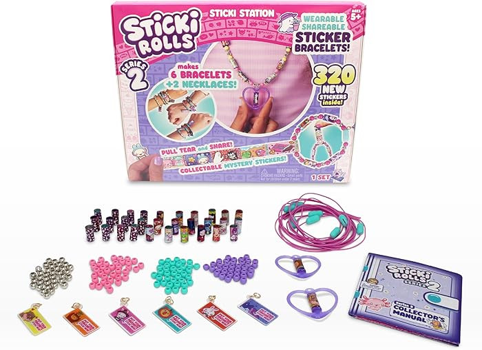 Sky Castle STICKI Rolls Sticki Station - The Original Wearable Shareable Sticker Jewelry Kit | In... | Amazon (US)