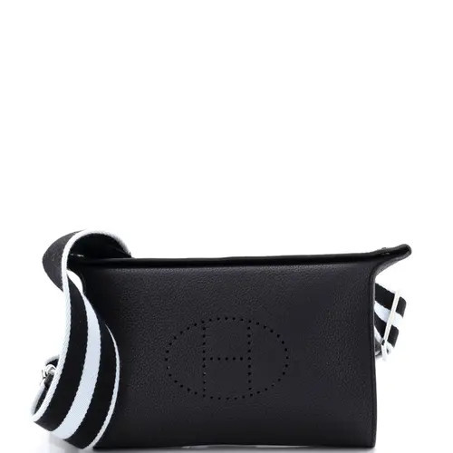 Pre-Owned Hermes Videpoches Bag with Multicolor Strap Togo in Black at Nordstrom, Size X-Small | Nordstrom