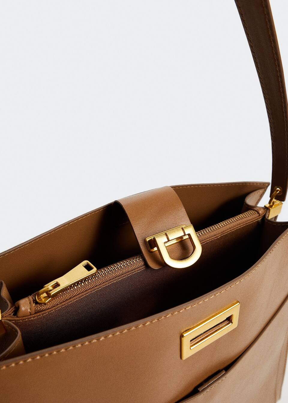 Short strap square bag -  Women | Mango USA | MANGO (US)