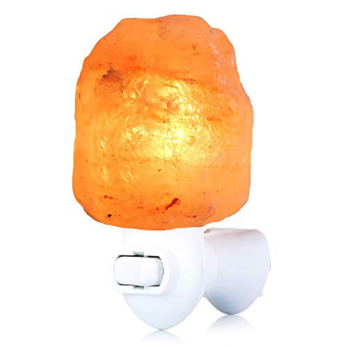 pursalt Himalayan Salt Lamp Night Light Plug-in, Pink Crystal Rock, 1-Pack | Amazon (US)