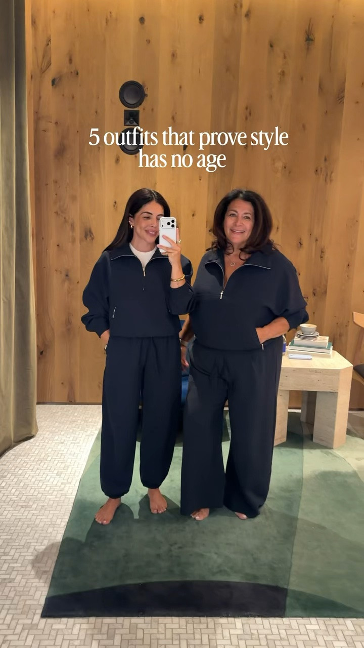 Vanessa:
Wearing XS/S 
Gina:
Wearing L/XL

#LTKworkwear #LTKfall #LTKtravel