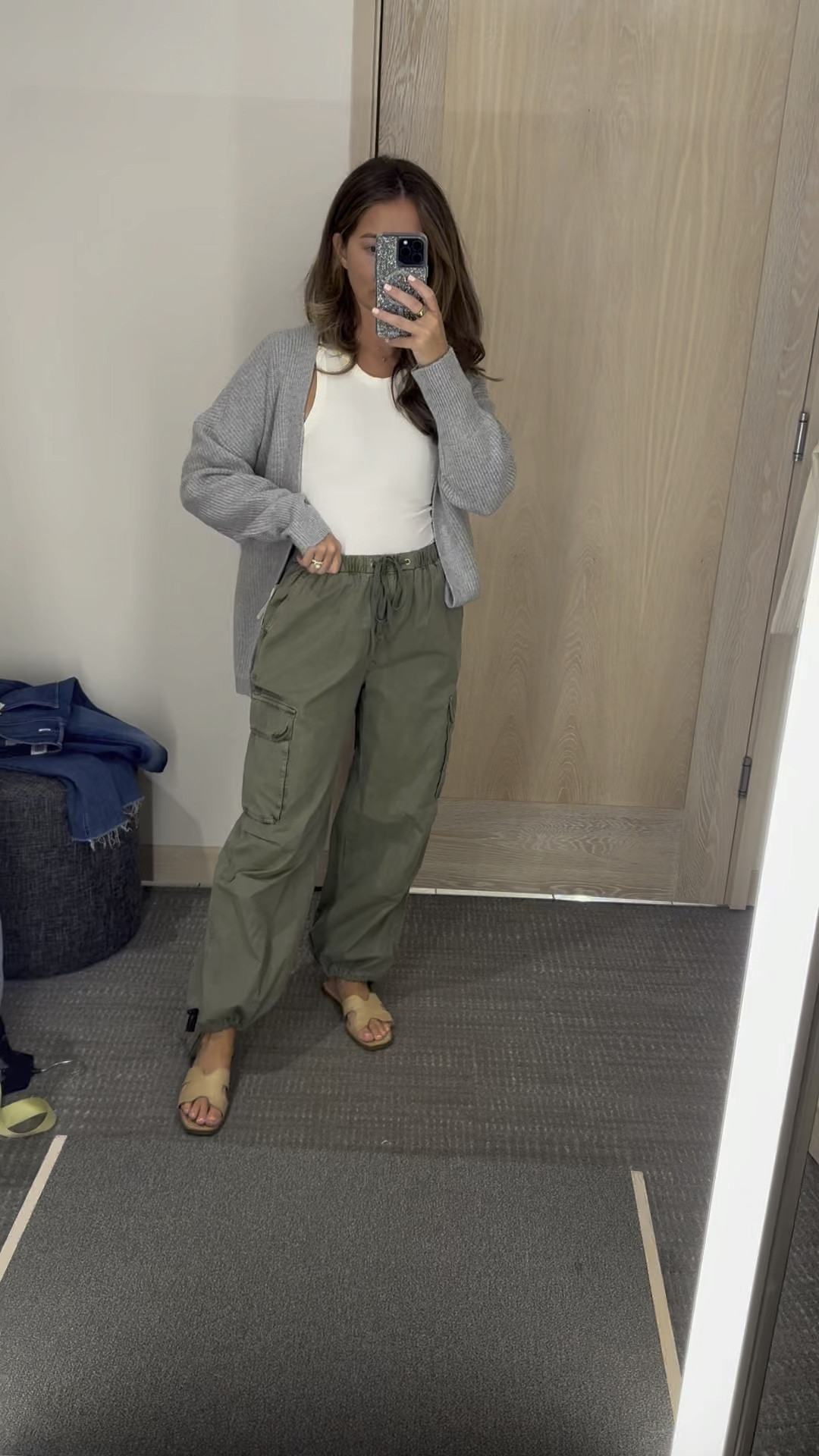 Love this cardigan paired with these cargos
Size small in everything
True size in shoes 

#LTKFindsUnder50 #LTKFindsUnder100 #LTKSaleAlert