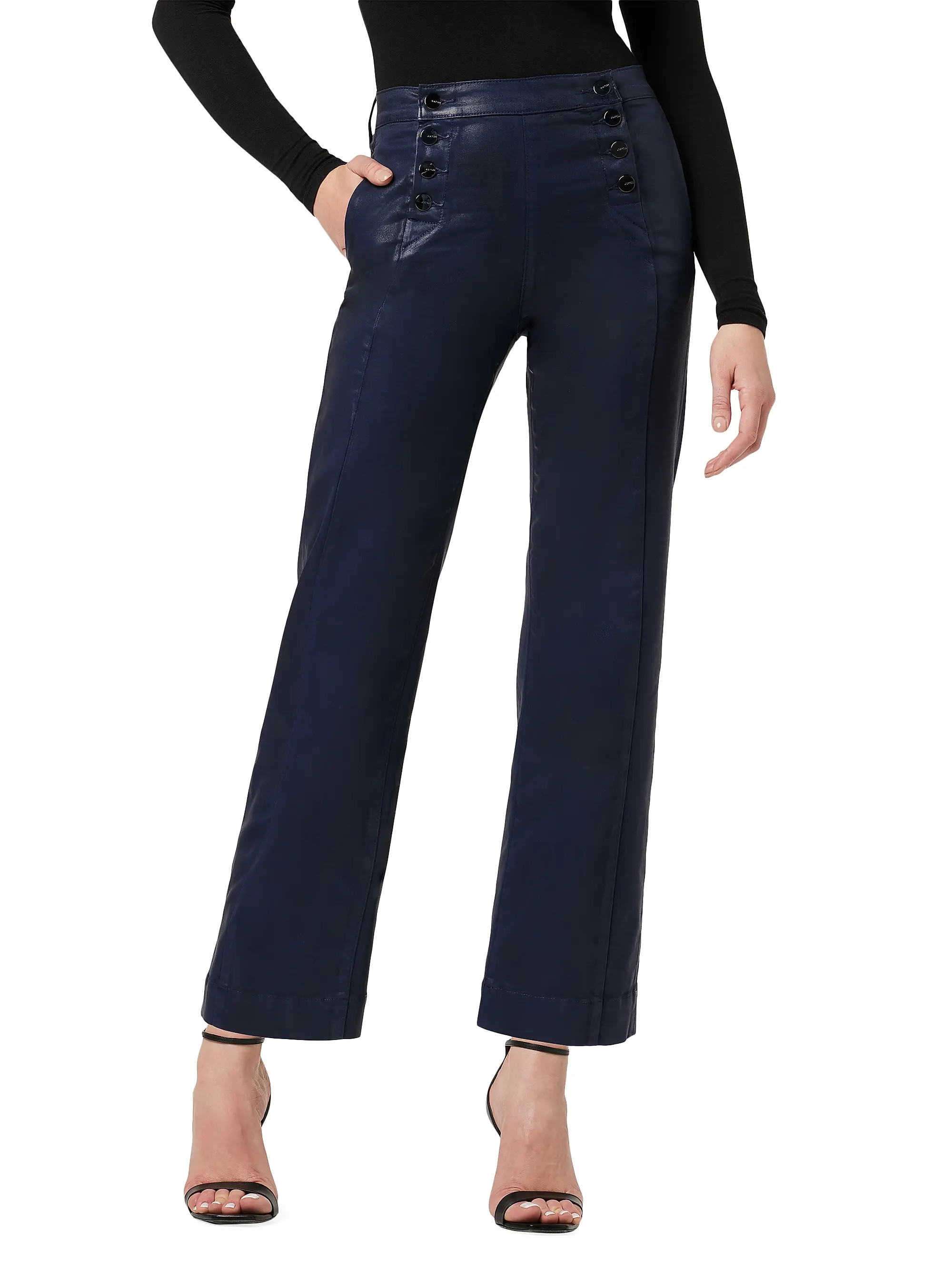 Savannah Coated Wide-Leg Pants | Saks Fifth Avenue