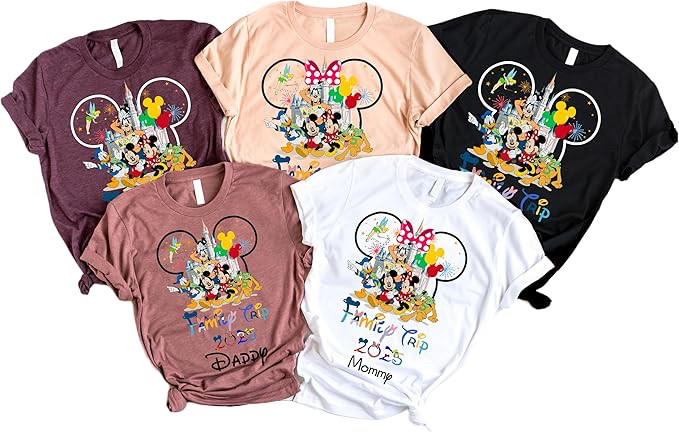 If you love a coordinated look without going over the top, these personalized Mickey & Minnie family shirts are such a sweet touch.
Great for:
• First park day
• Travel day
• Family cruise pics
• Surprise trip reveals
Simple, cute, and memory-making ready. 

 #LTKTravel #LTKKids #LTKMens