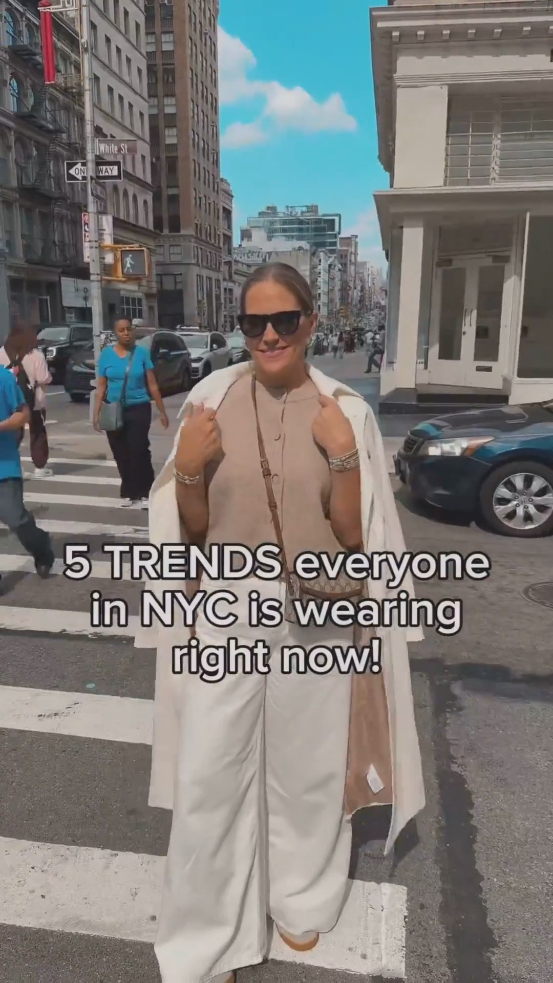 Sharing the trends we were seeing while walking around NYC! Even Tiffany was wearing a few without knowing. We’ve listed all of them below, plus we linked a bunch of great finds for each trend!

1. Wide leg jeans
2. Loafers
3. Trench coats
4. Maxi skirts
5. Short sleeve sweater cardigans 

#LTKSeasonal #LTKMidsize #LTKOver40