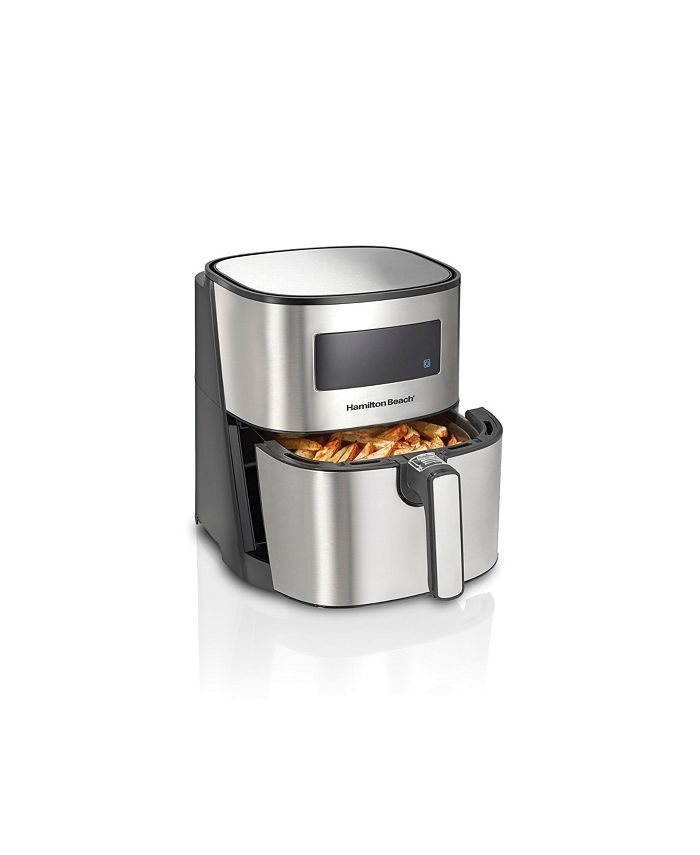 Hamilton Beach 5L Digital Air Fryer with Nonstick Basket & Reviews - Small Appliances - Kitchen -... | Macys (US)