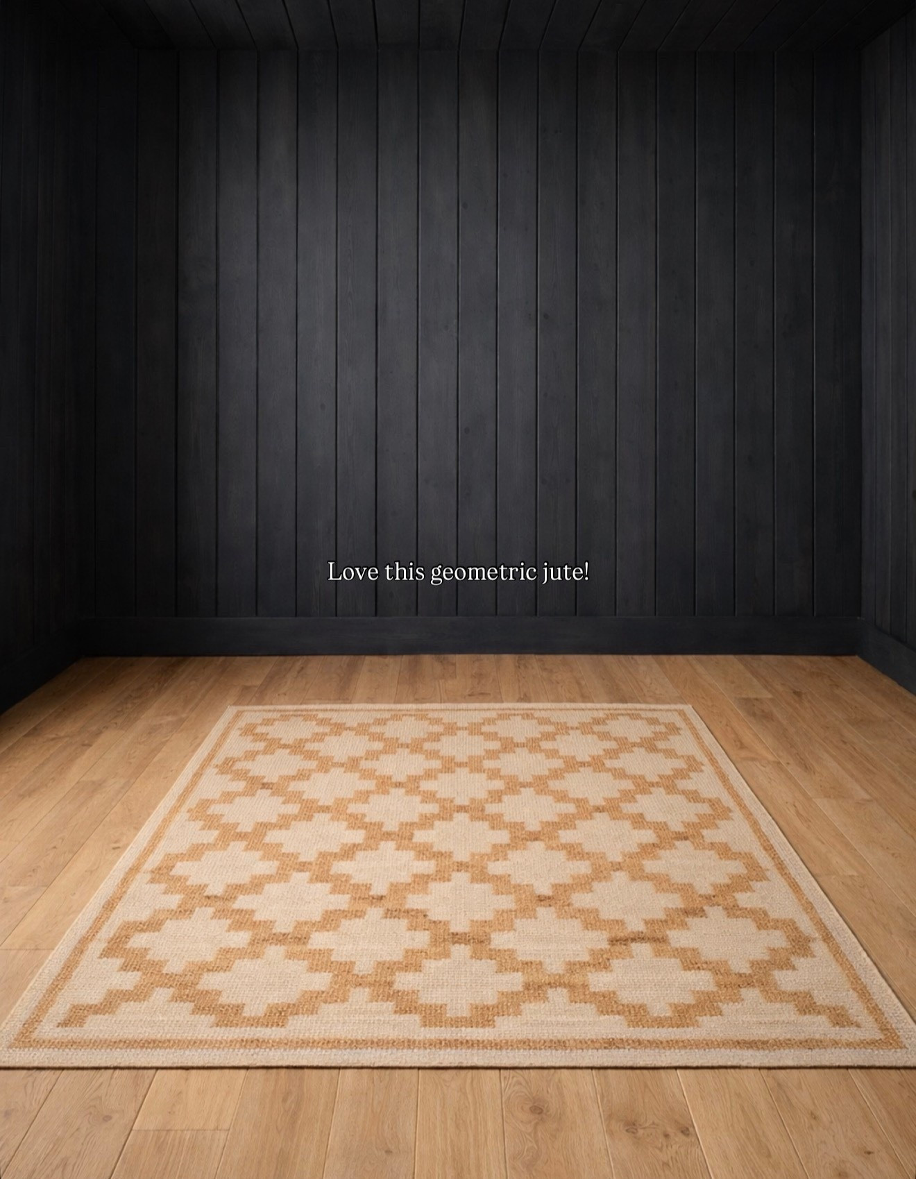 Jute geometric rug on clearance!

#LTKHome #LTKSaleAlert