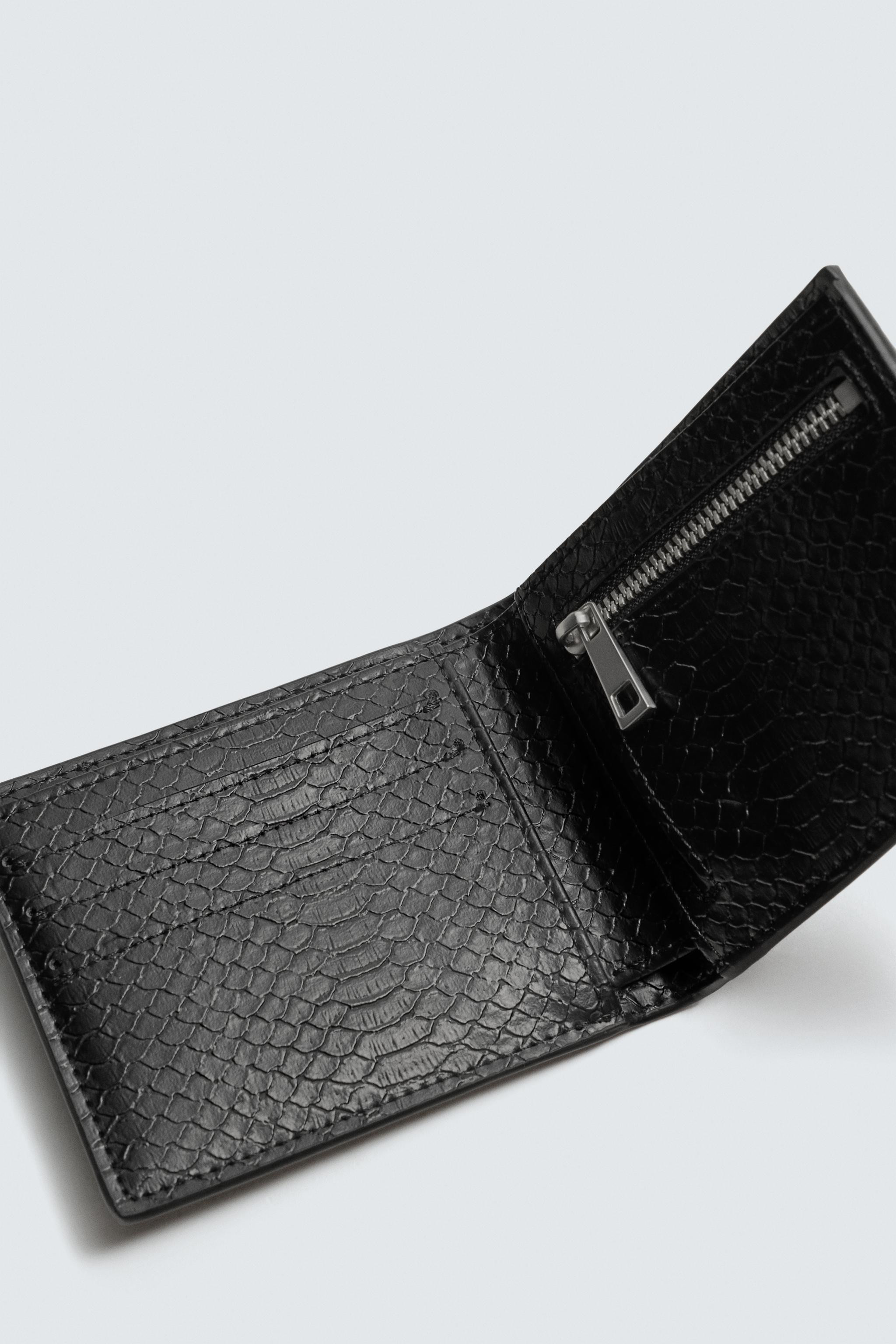 EMBOSSED WALLET | Zara Canada