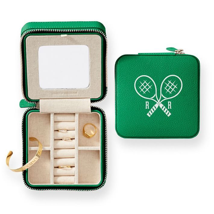 Small Travel Jewelry Case, Printed | Mark and Graham