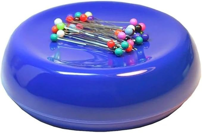 Grabbit Magnetic Sewing Pincushion with 50 Plastic Head Pins – Magnet Pin Organizer for Quiltin... | Amazon (US)