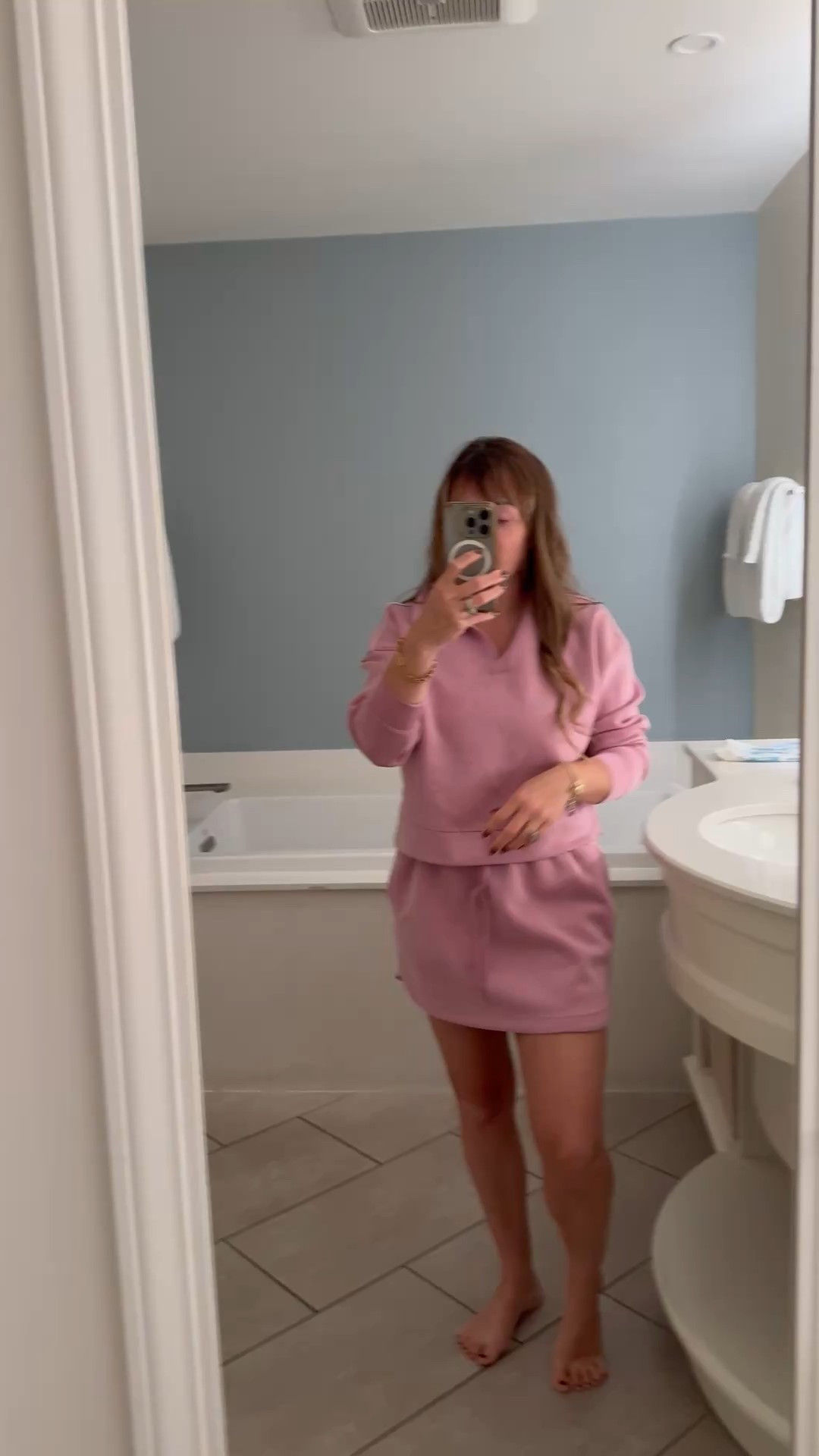 Perfect fall transition outfit. I called this the blueberry yogurt shade. It’s a gorgeous, soft, autumn shade.

#LTKSaleAlert #LTKActive #LTKPetite