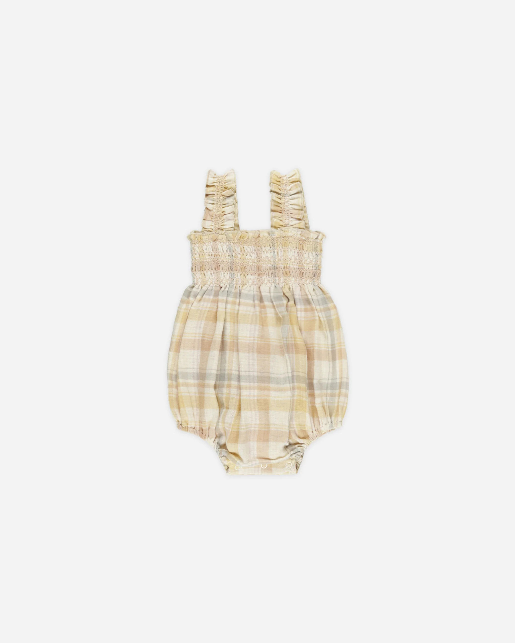 Julia Romper || Pastel Plaid | Rylee + Cru