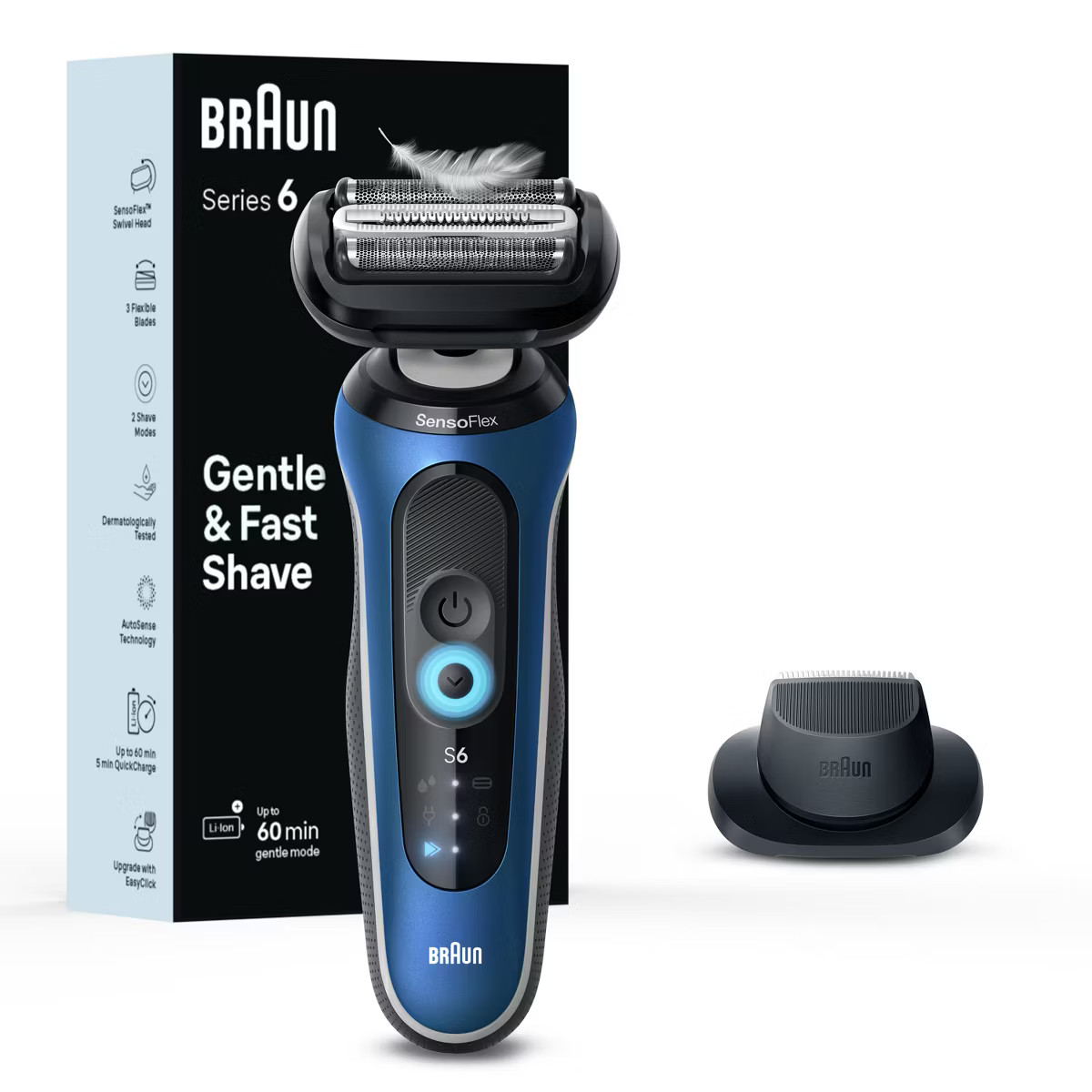 Braun Series 6-6120 Rechargeable Wet & Dry Shaver | Target