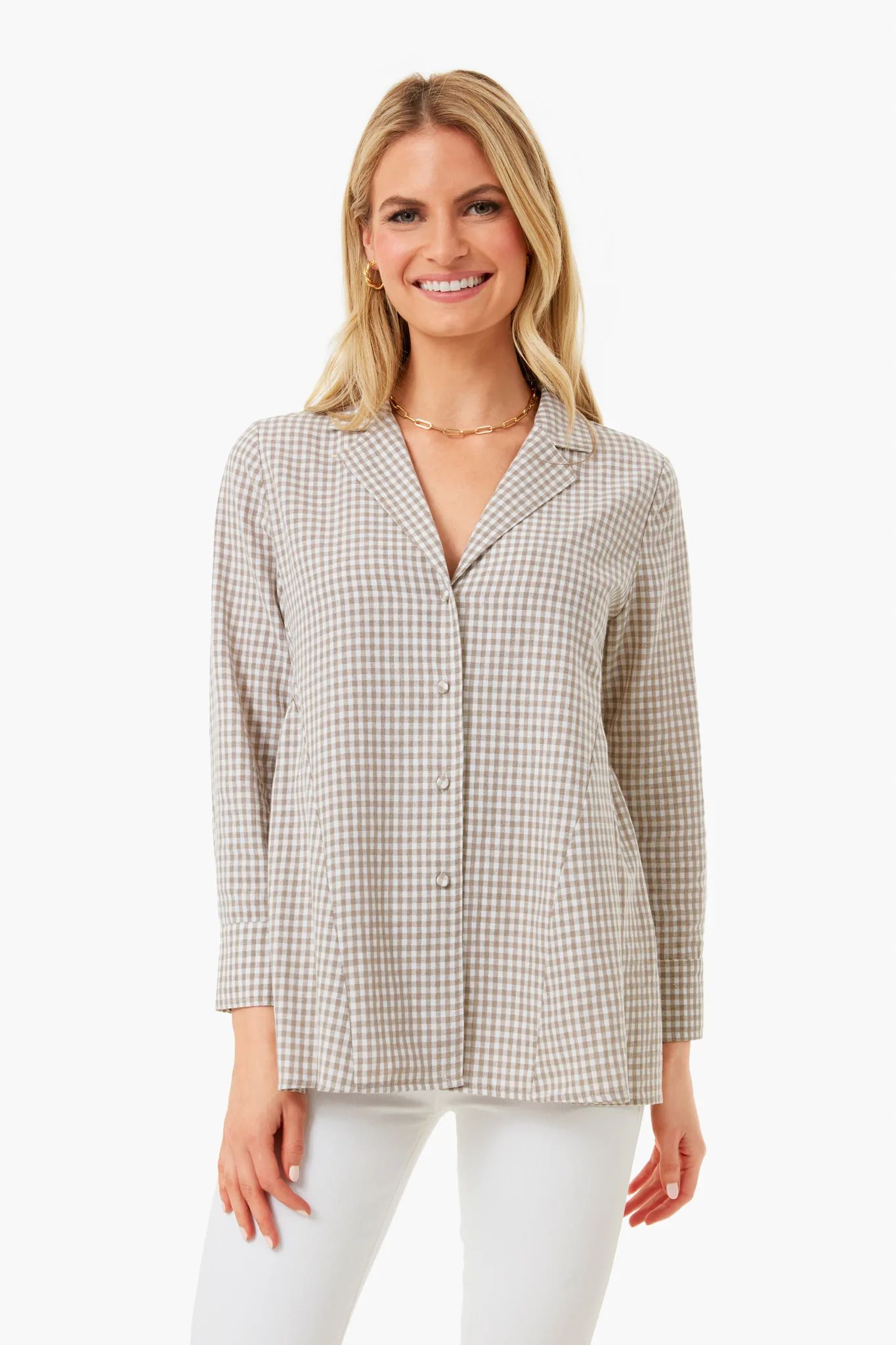 Sandwhisp Gingham Scarlett Button Down | Tuckernuck (US)