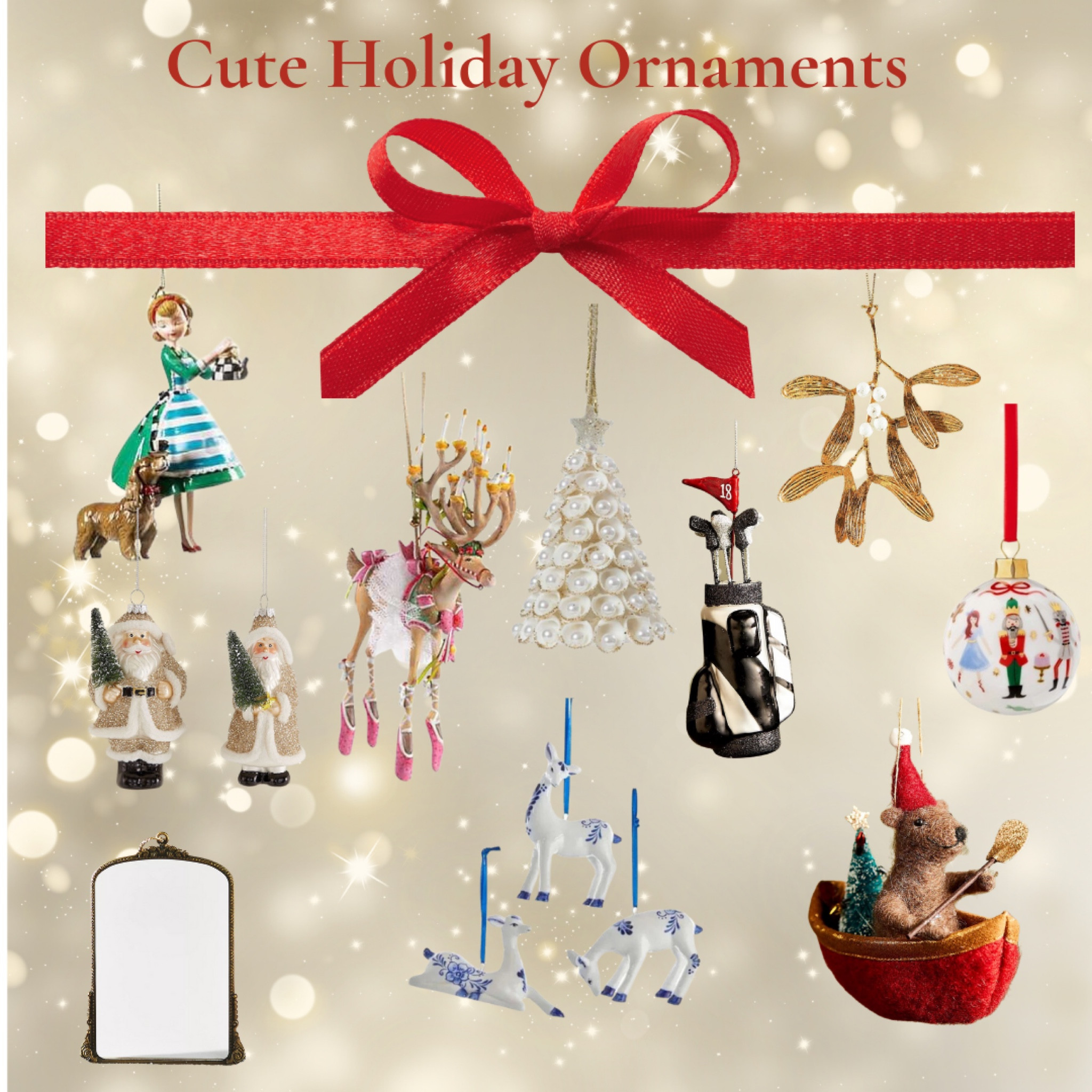 Christmas ornaments, holiday home decor, Christmas decorating. 


#LTKSeasonal #LTKhome #LTKHoliday