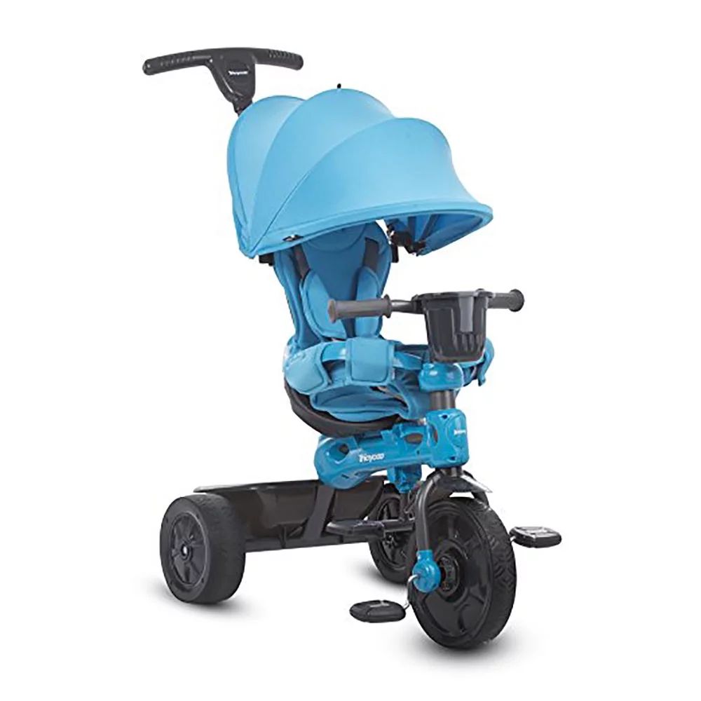Joovy Tricycoo 4-in-1 Baby Tricycle for Kids, Blue | Walmart (US)