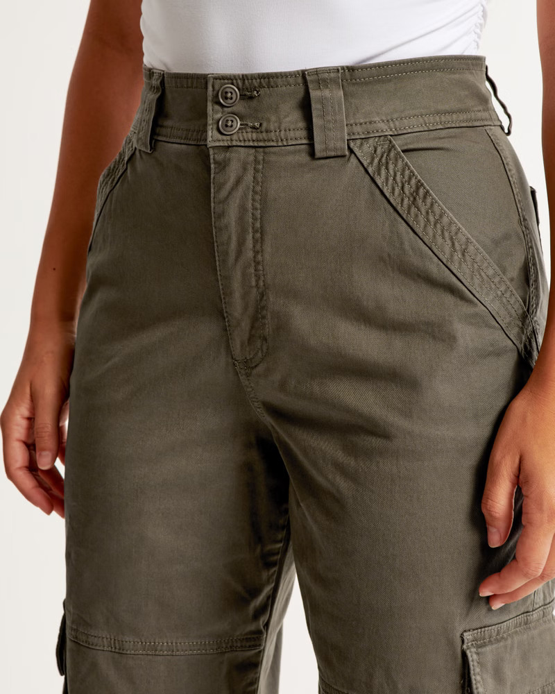 Curve Love Relaxed Cargo Pant | Abercrombie & Fitch (US)