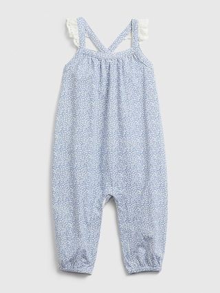 Baby Floral Footless One-Piece | Gap (US)