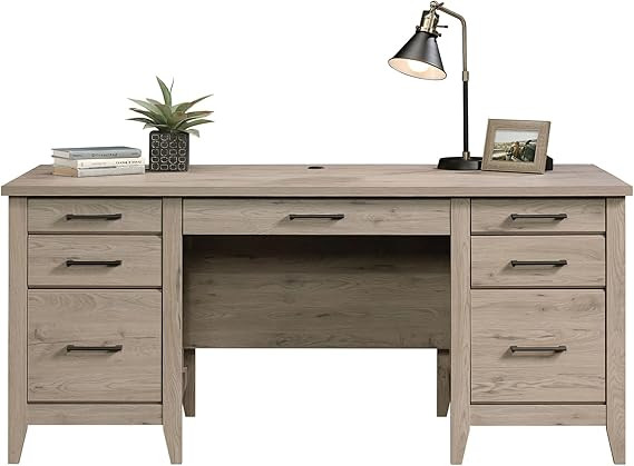 Sauder® Summit Station 66" W Executive Desk, Laurel Oak | Amazon (US)
