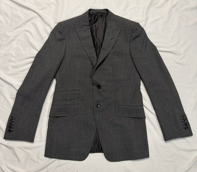 TOM FORD O'Connor 50R EU 40R US Gray Wool Suit Jacket Sport Coat Blazer Italy | eBay US