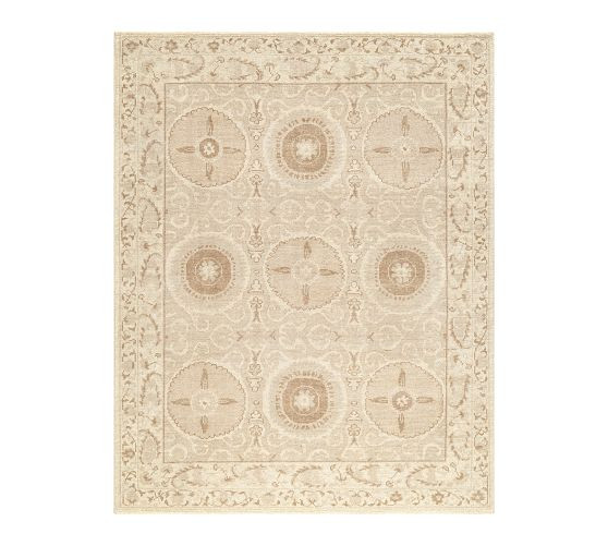Alanya Suzani Hand-Knotted Wool Rug | Pottery Barn (US)