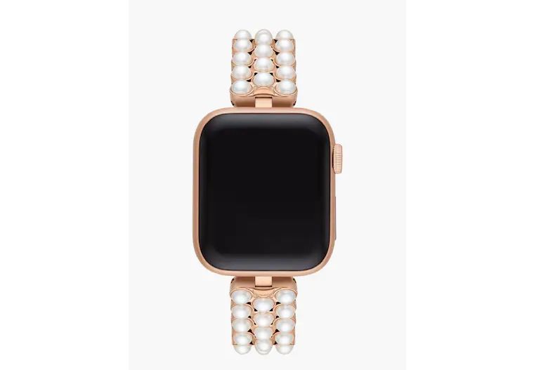 Pearl Gold-tone Stainless Steel 38/40mm Band For Apple Watch® | Kate Spade (US)