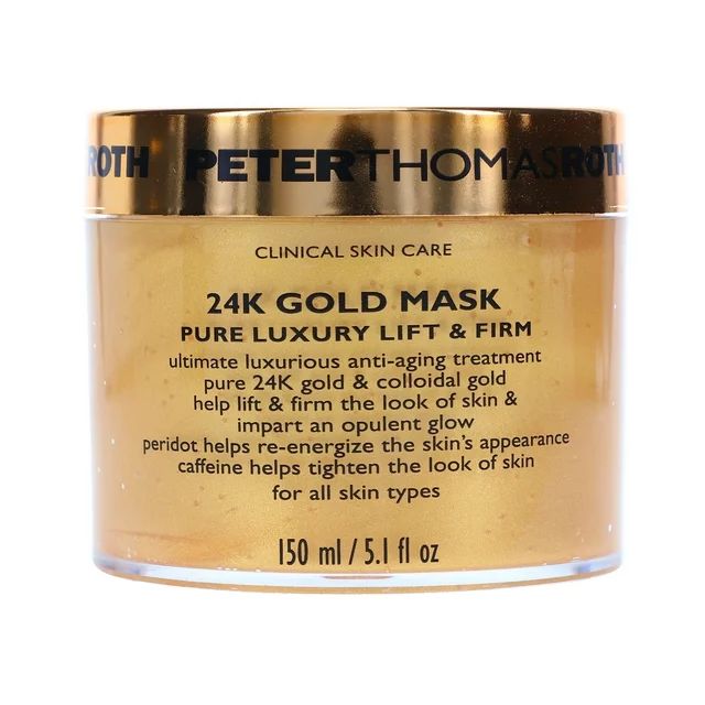 Peter Thomas Roth 24K Gold Mask Pure Luxury Lift & Firm Mask 5.1 oz - Walmart.com | Walmart (US)
