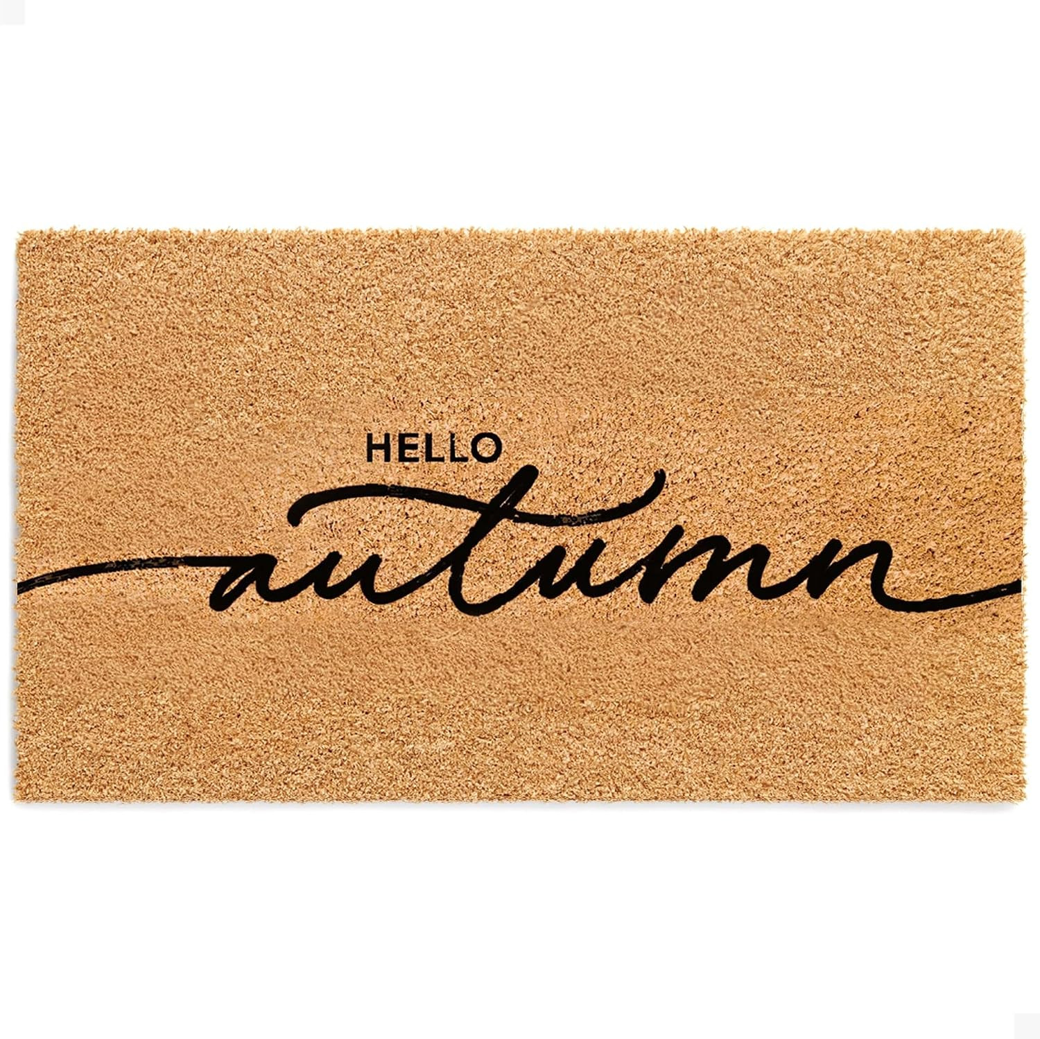 THEODORE MAGNUS Fall Door Mat - Welcome Mat for Front Door with Non-Slip Backing - Durable Doormat - Perfect for Outside Entrance and Entryway Matt - Outdoor/Indoor - Hello Autumn - 17" x 30" | Amazon (US)