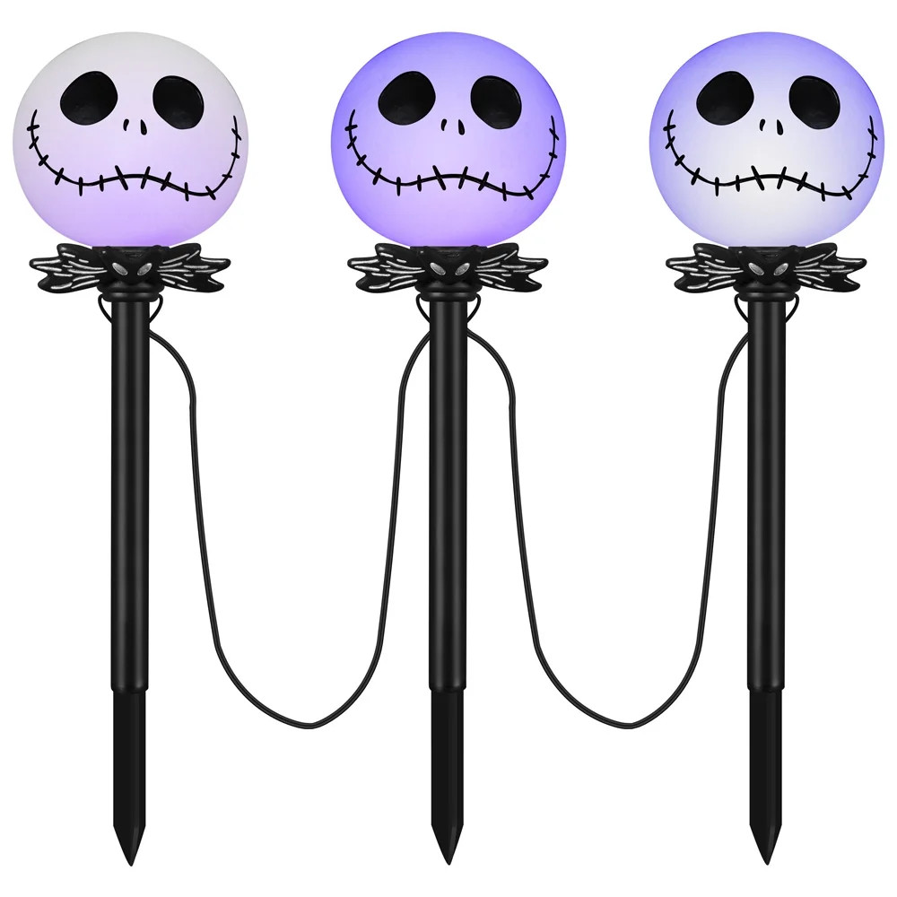 Way To Celebrate Halloween CandleFlicker Pathway Markers, The Nightmare Before Christmas Jack Ske... | Walmart (US)